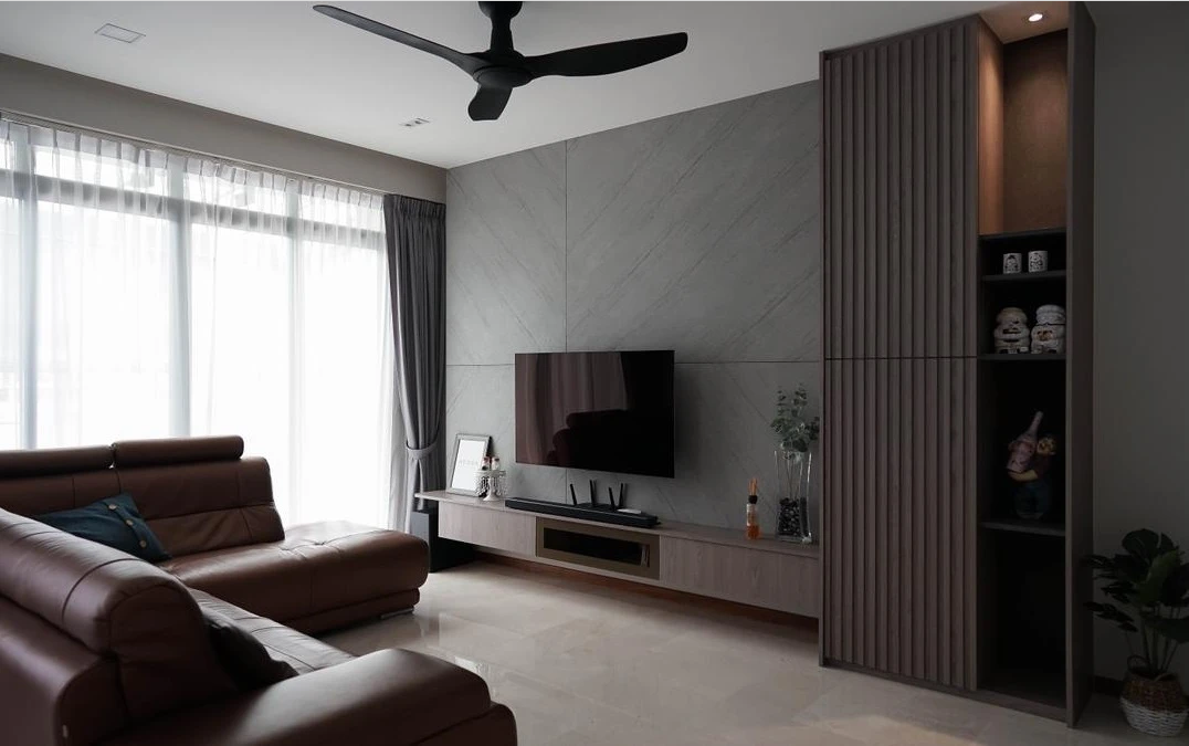 Residential living room interior