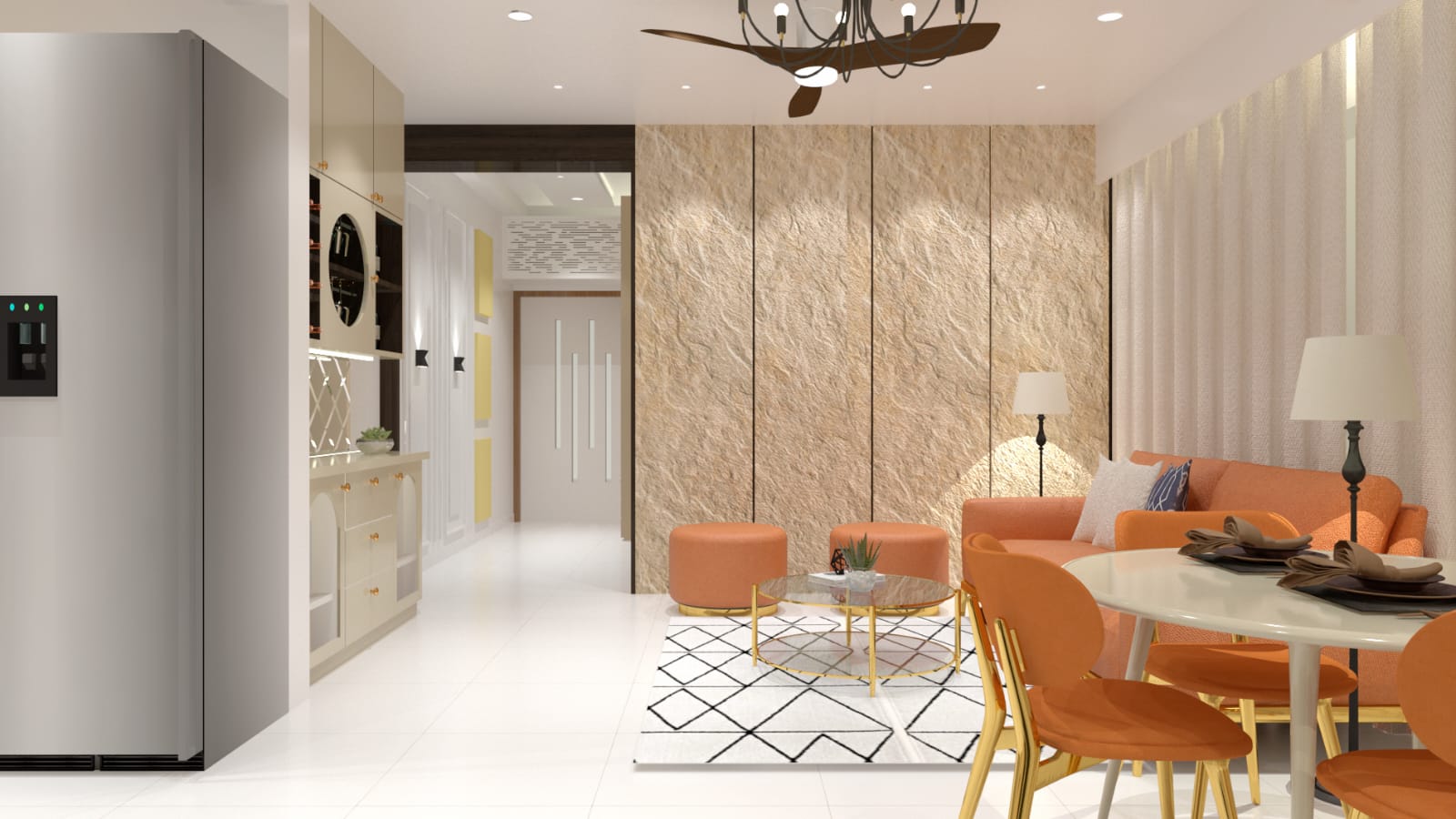 Meraghar residential interior projects